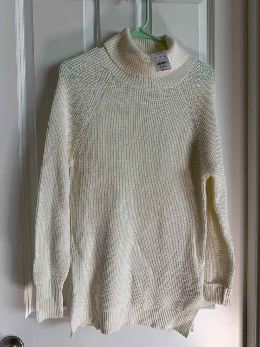 J. Crew Cream Turtleneck Sweater